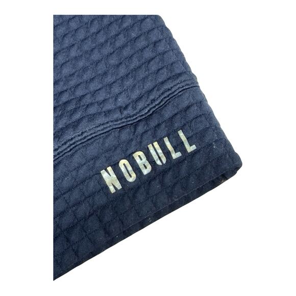 NOBULL Women’s L Navy Blue Quilted Crew Neck Pullover Sweatshirt Active Crossfit - Picture 4 of 6